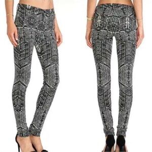 EUC J. Brand Patterned Skinny Jeans